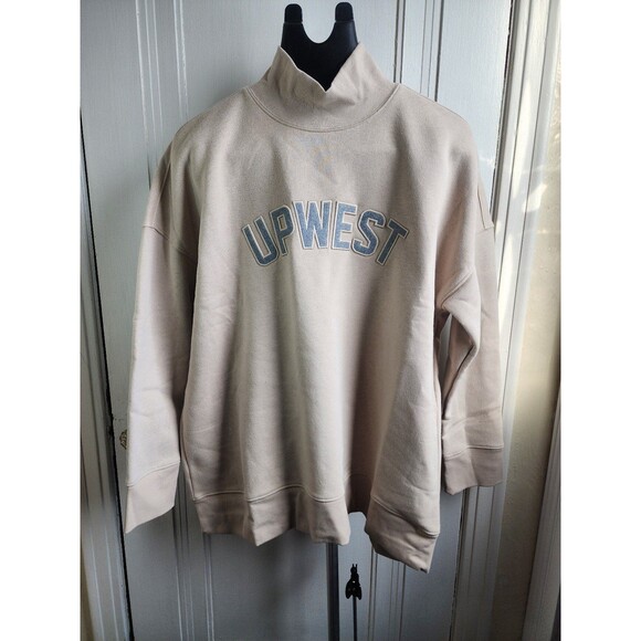 NEW Upwest Varsity Mockneck Sweatshirt Women's - L - Picture 2 of 7